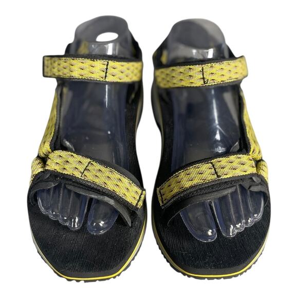 Teva Women’s Hurricane Ampsole Black & Yellow Sandals Size-8 - Picture 3 of 9